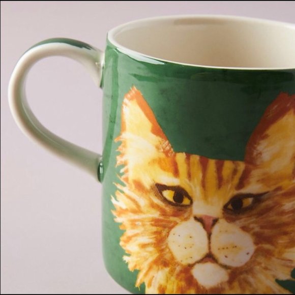 ANTHROPOLOGIE Carole Akins Boris Furry Friends Mug - Picture 2 of 7